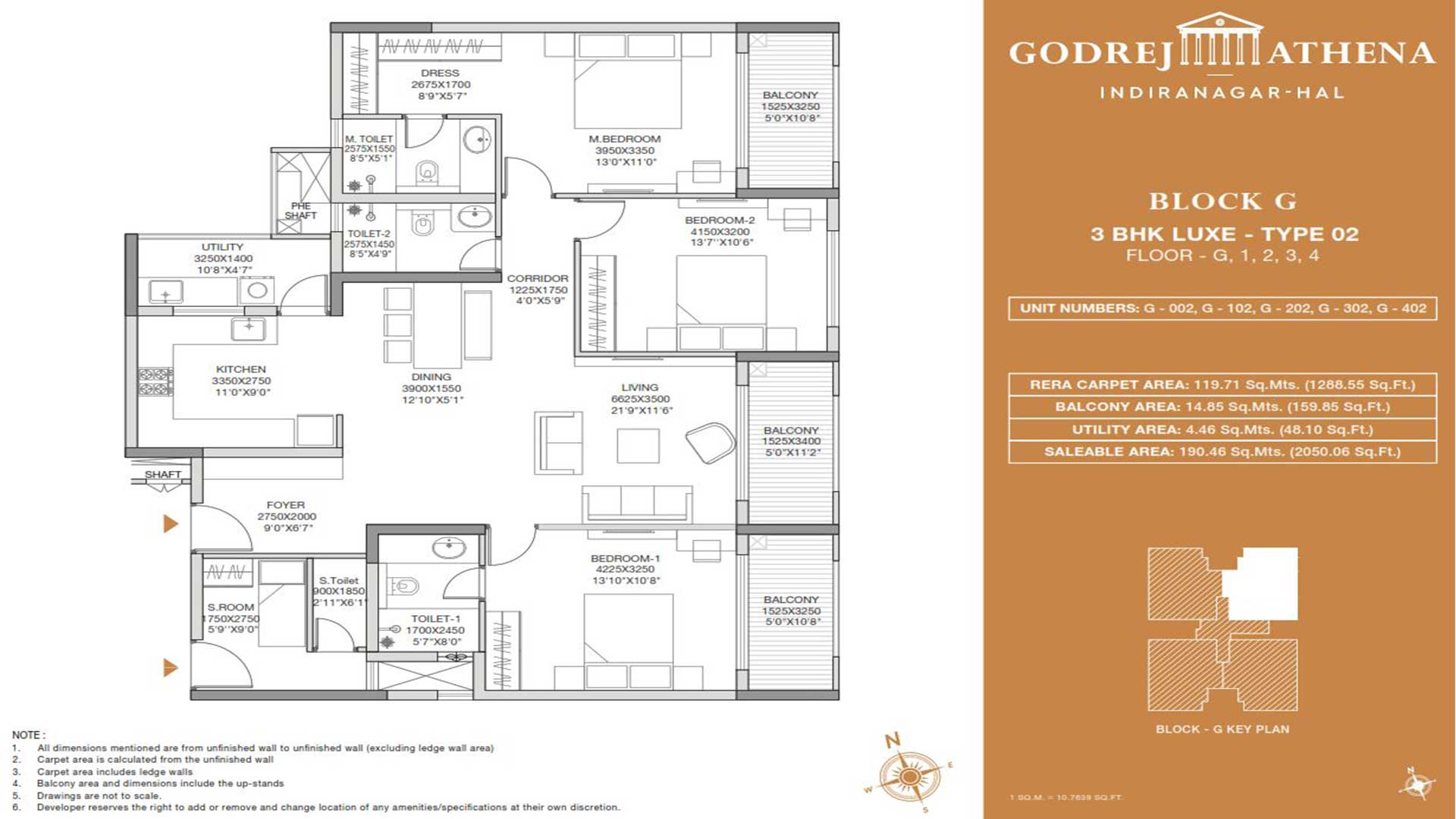godrej-athena-3-bedroom-floor-plan