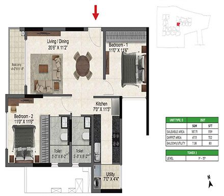 prestige-glenbrook-2-bedroom-plan-440-385