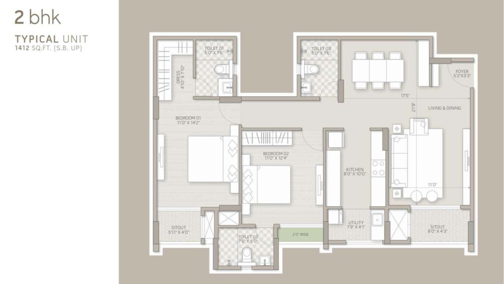 orchid-salisbury-2-bedroom-floor-plan
