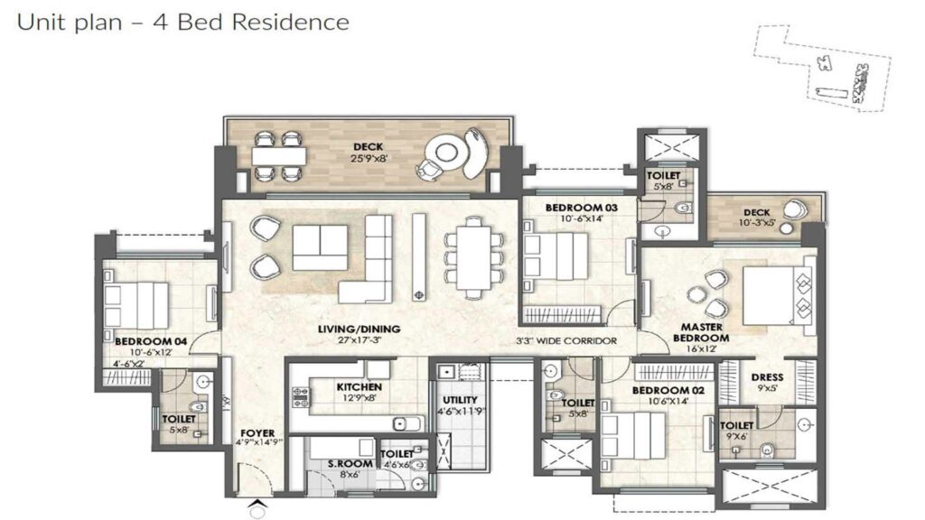 lodha-azur-4-bedroom-floor-plan