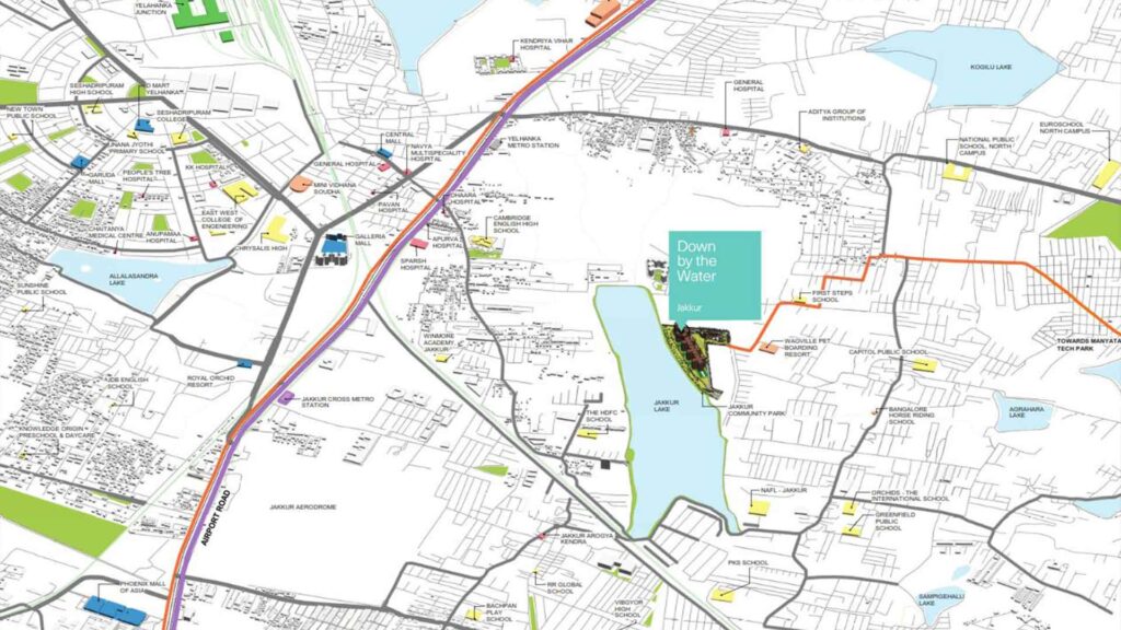 Total Environment Down by the Water - Location Map