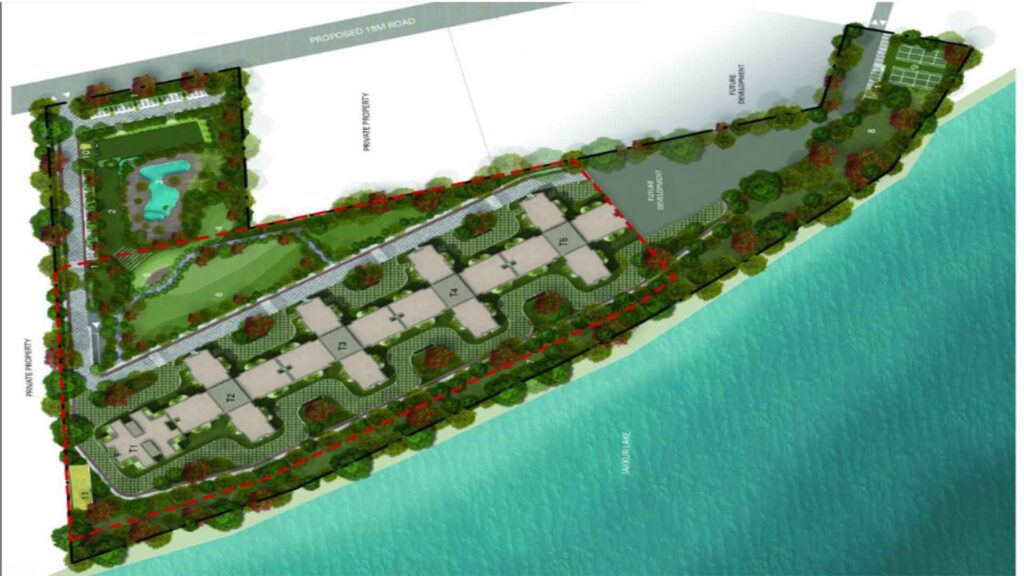 Total Environment Down by the Water L21 — 3 BHK floor plan