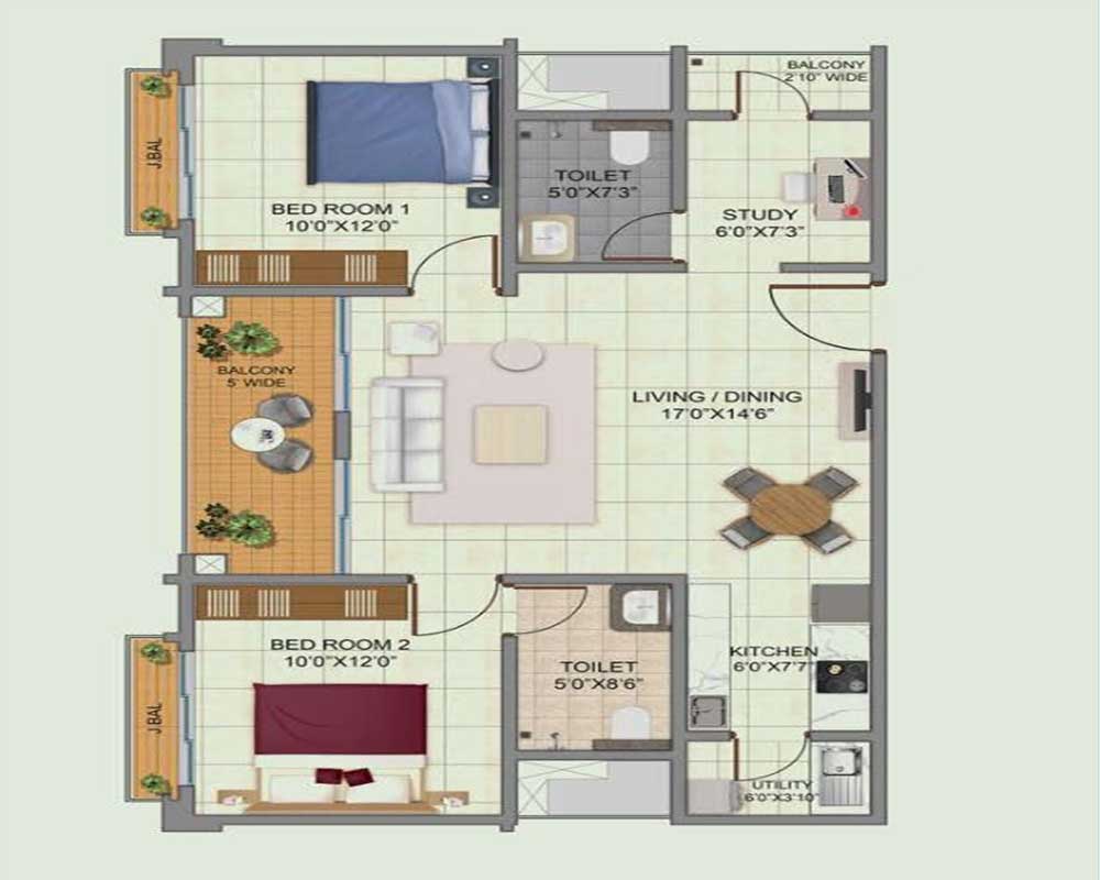 kalyani-living-tree-2.5-bed-plan