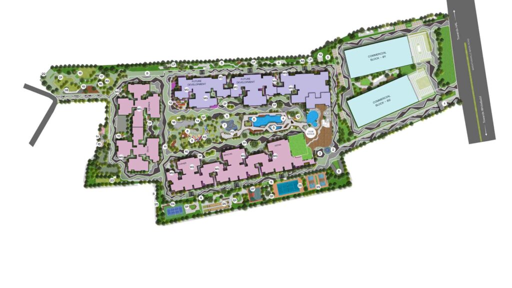 Century Mirai Site Layout floor plan