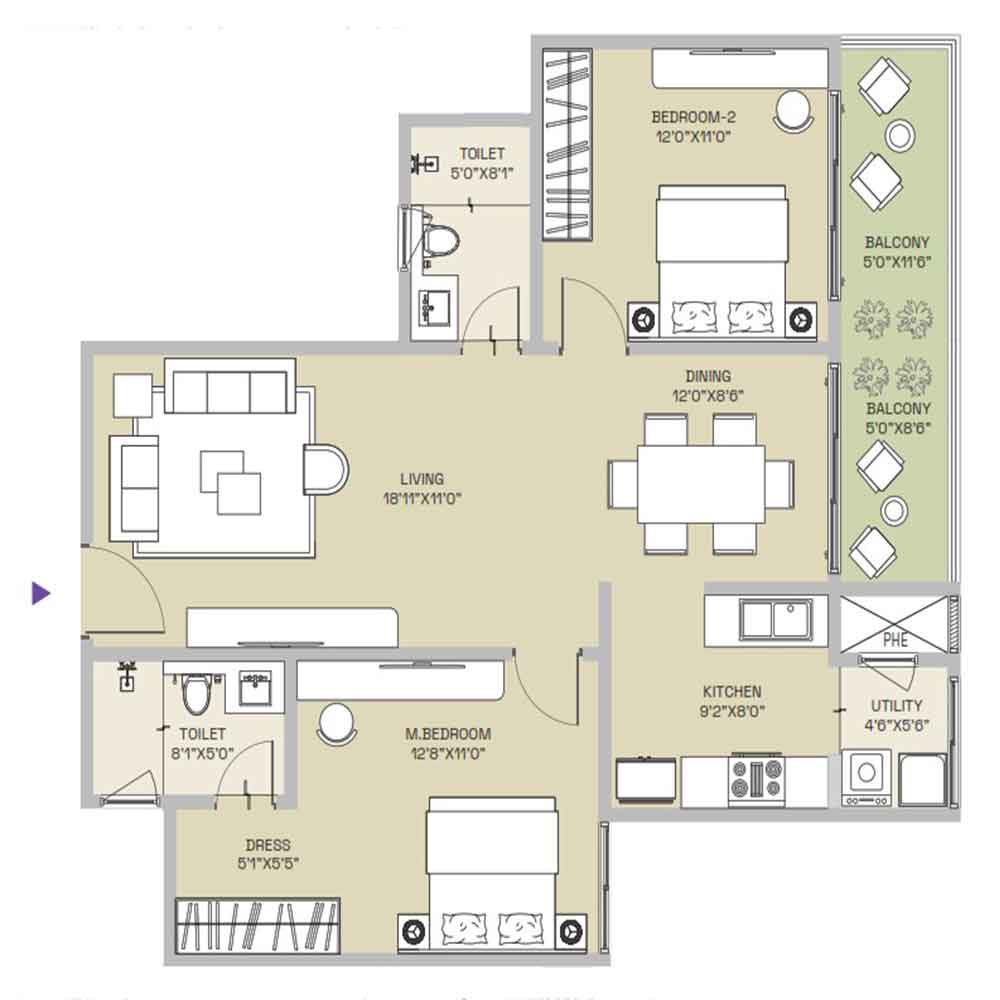 Century Mirai Master Plan floor plan