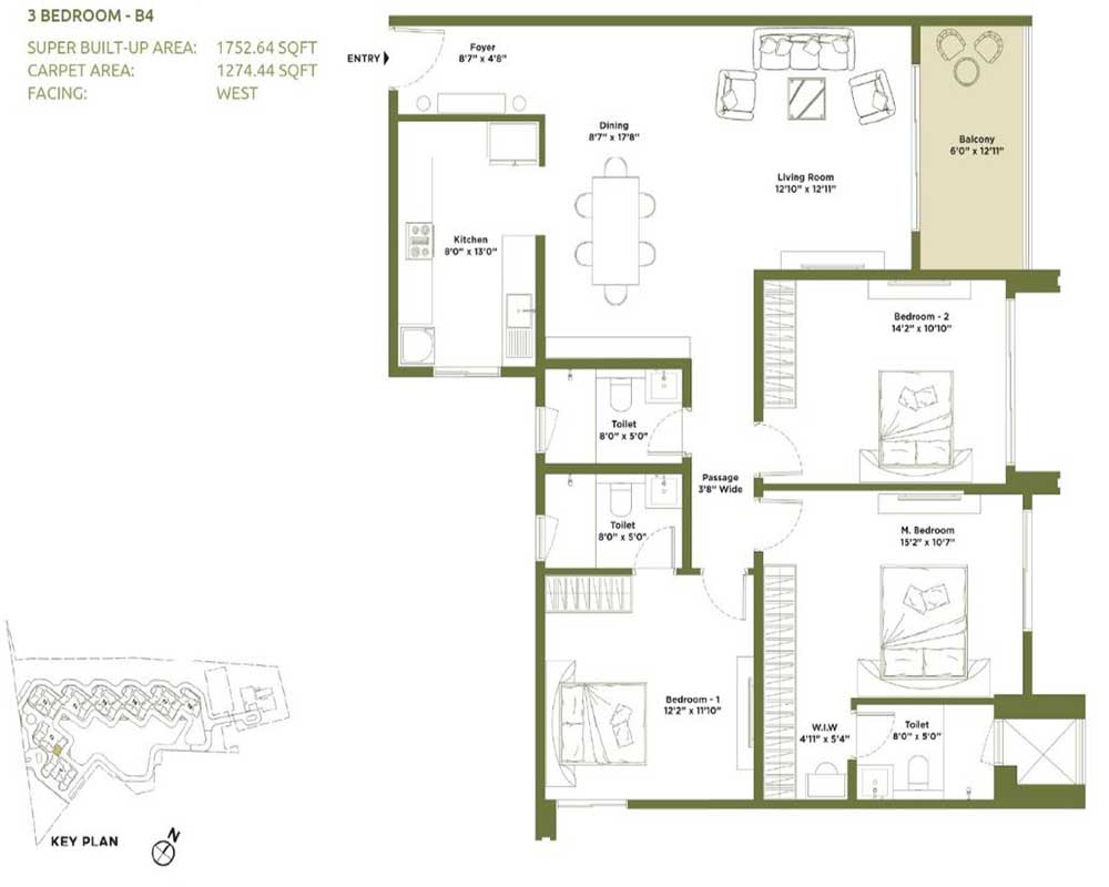 Embassy Green Shores Site Plan floor plan