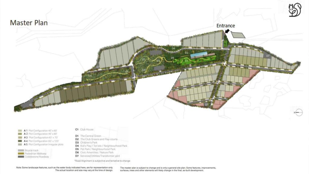 Total Environment Violet Hill 40 x 60 Plot floor plan